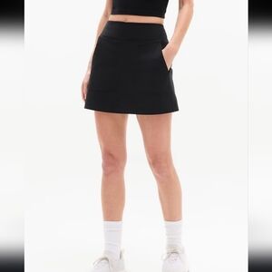 Athleta‎ Tee Time High Risr 15 Skort Black Women's Skirt